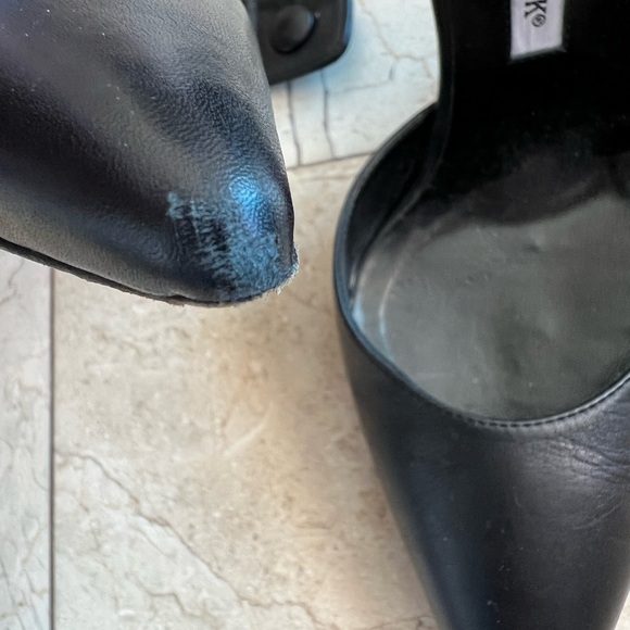 Manolo Blahnik Black Chain Heels Shoes - Picture 11 of 16